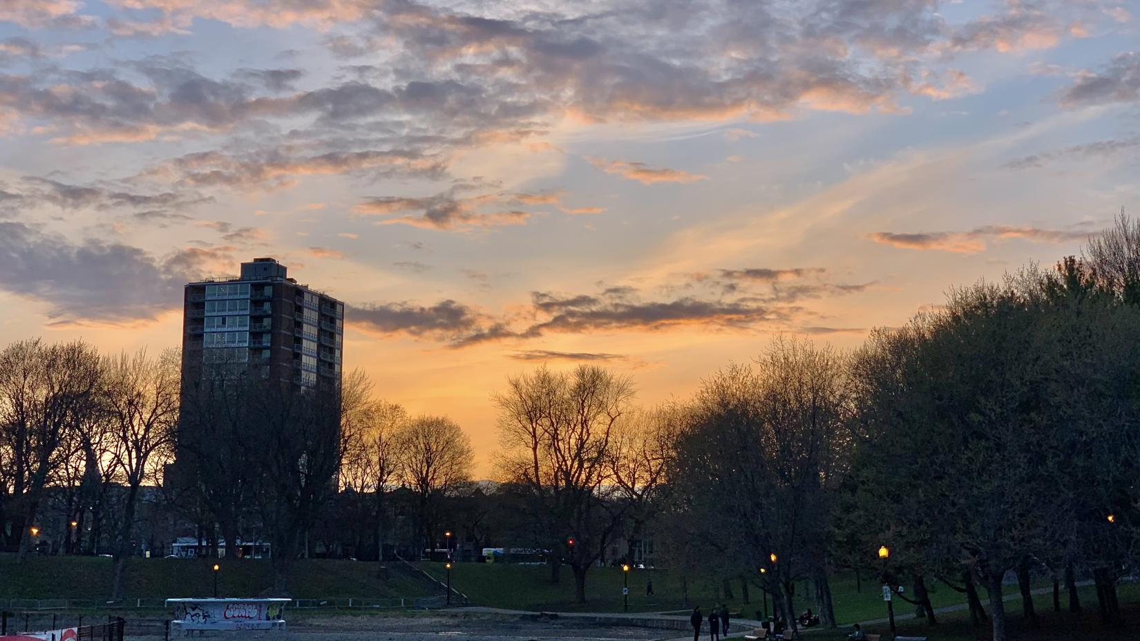 Sunset from Parc La Fontaine
