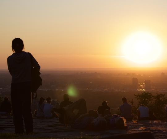 Sunset at Belvédère Outremont