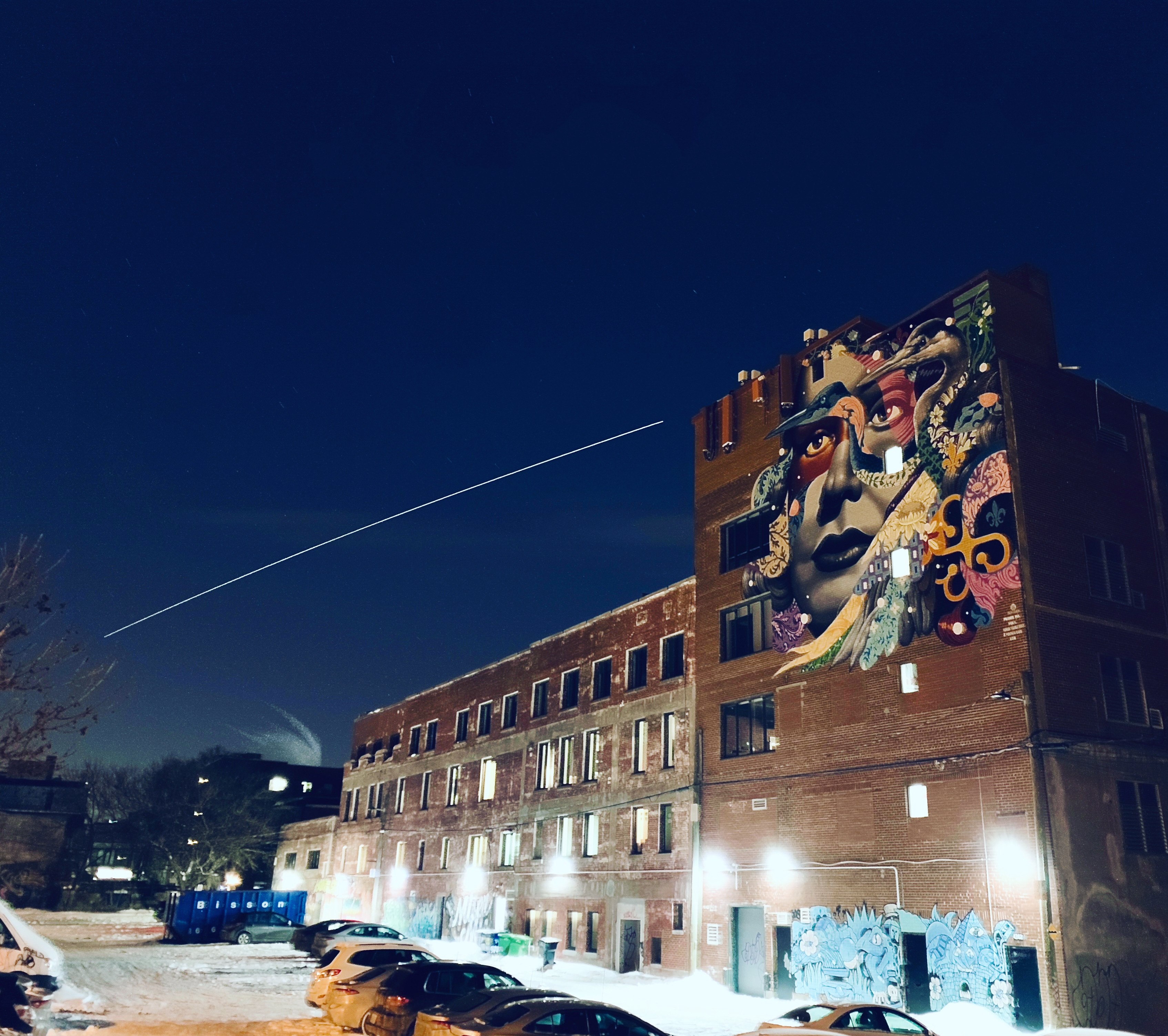 ISS flying over Marie-Anne