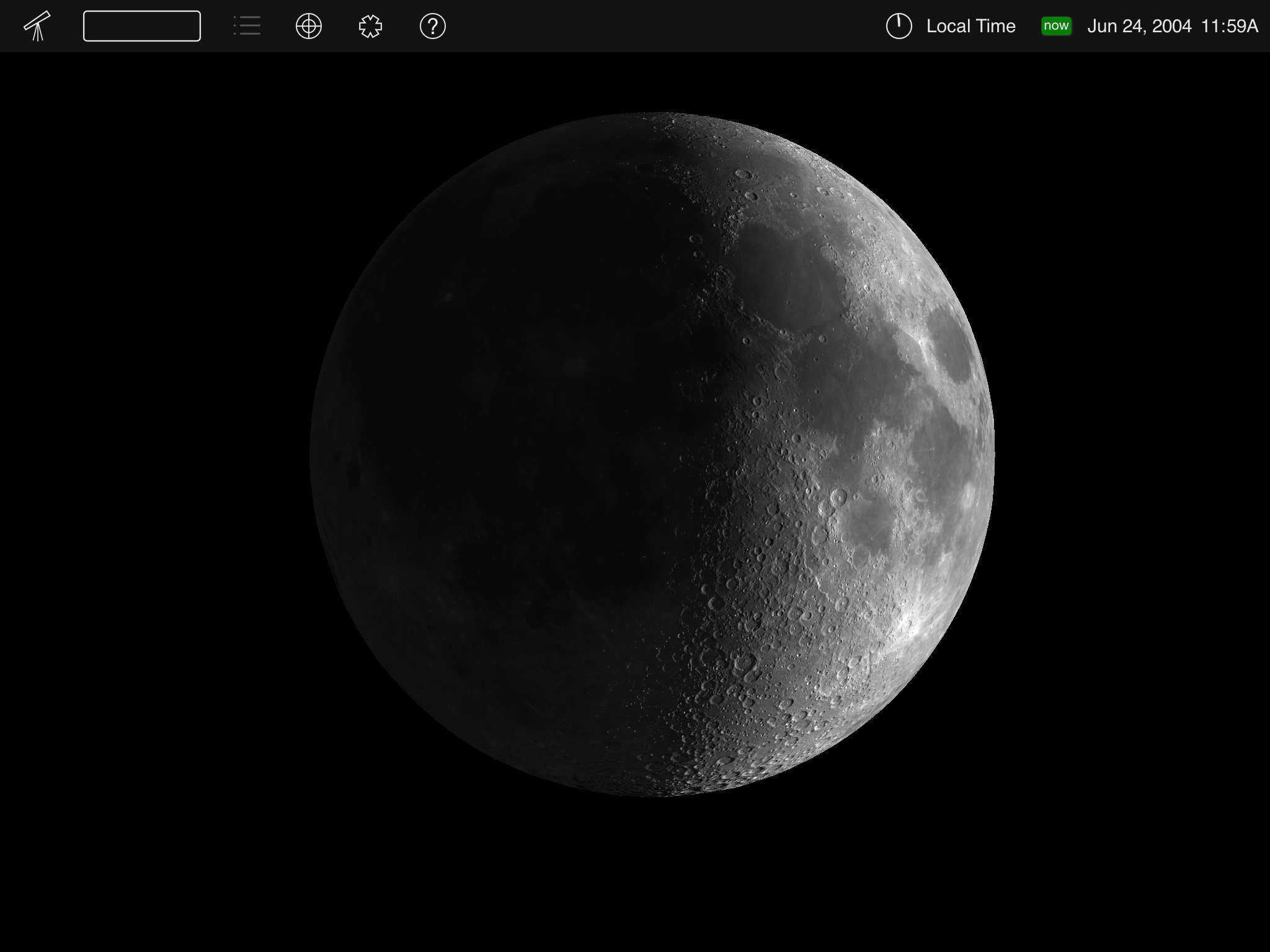 Moon on June 24, 2004