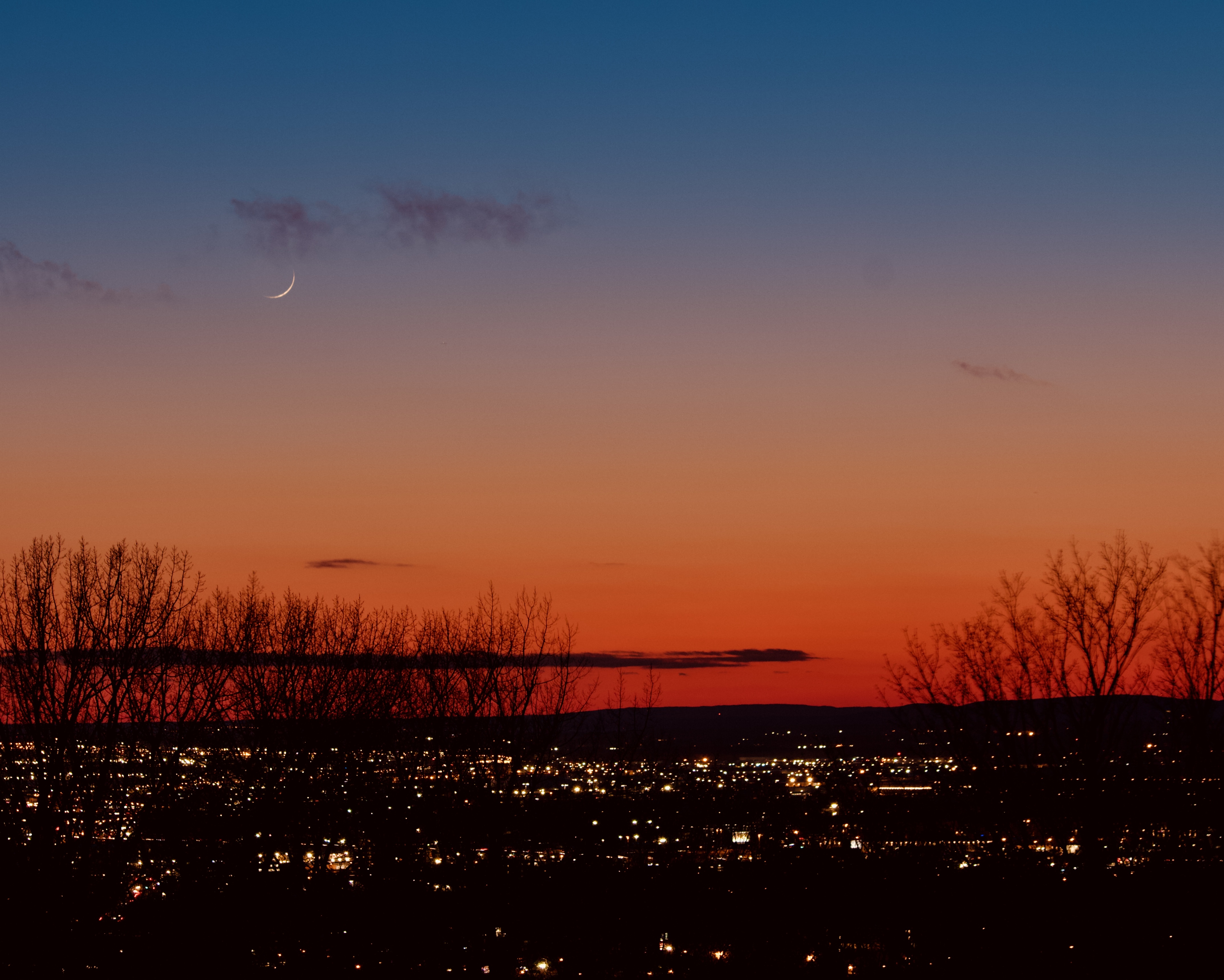 Sunset over Montreal