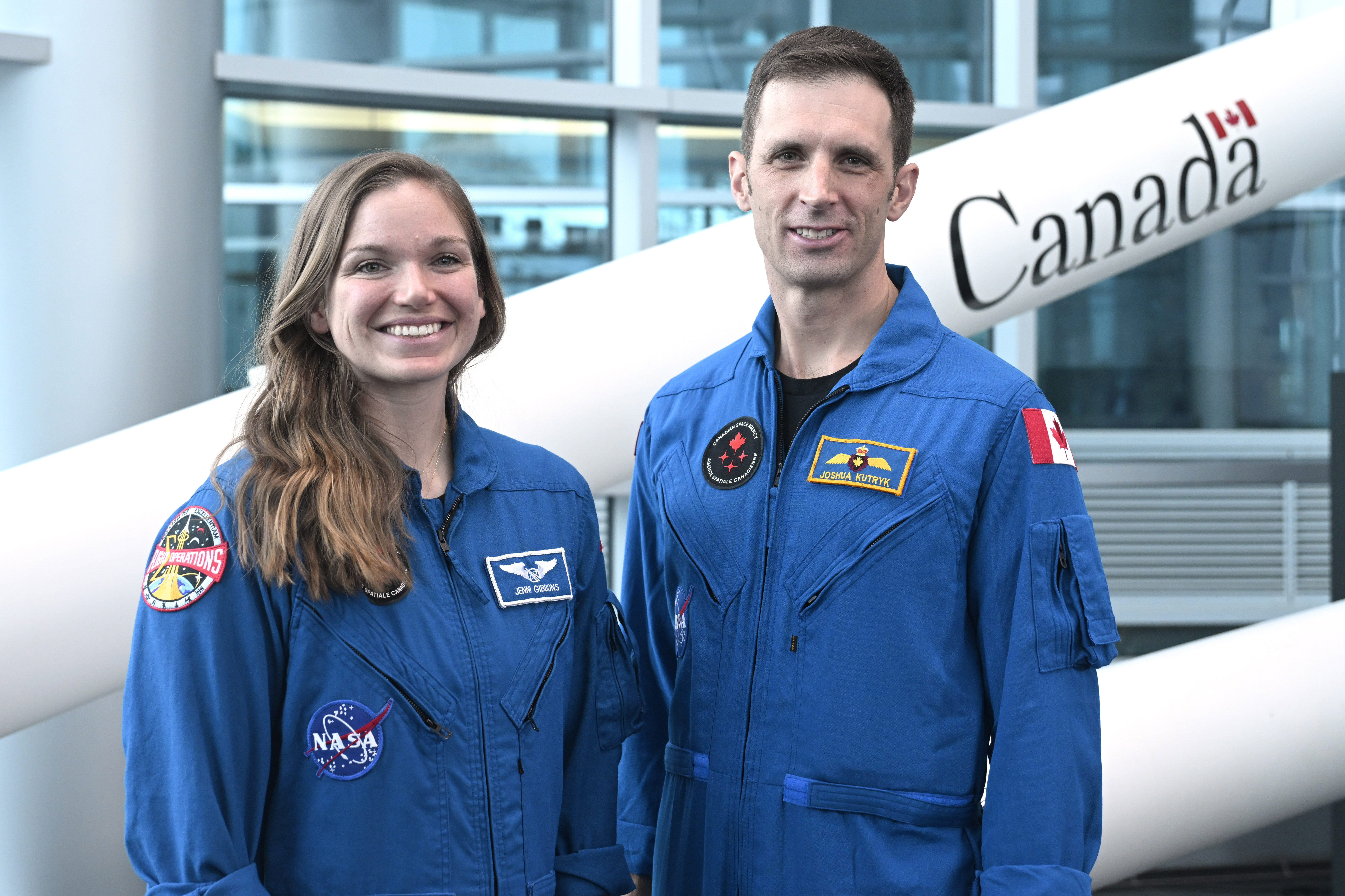 Jenni Gibbons and Joshua Kutryk