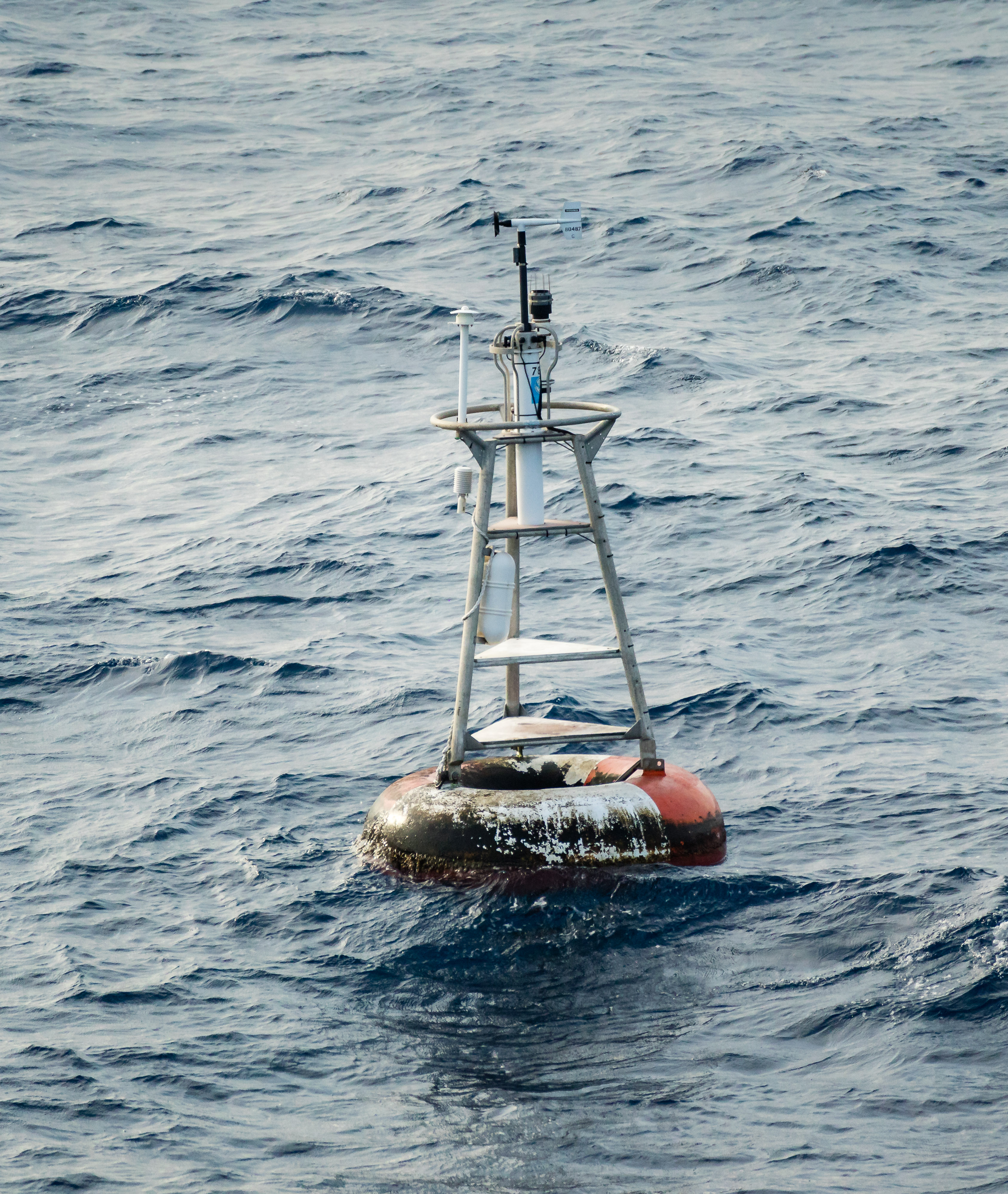 Buoys at Null Island