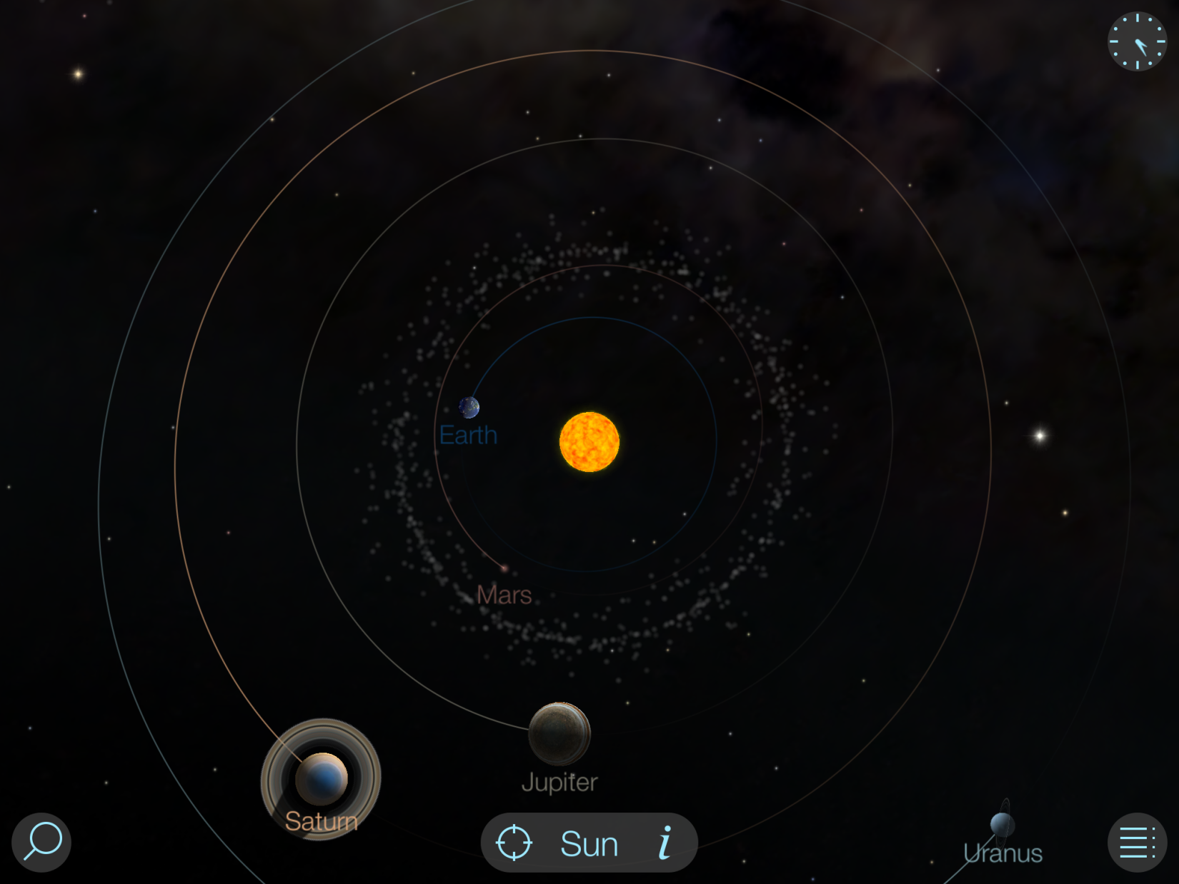 Screenshot of Solar Walk Lite