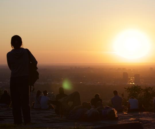 Coucher de soleil de Belvédère Outremont
