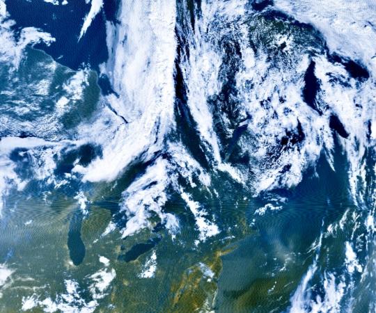 Image satellite météo de la NOAA